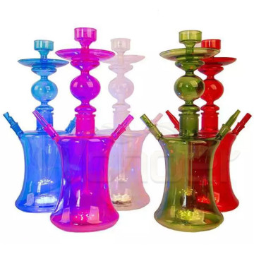 Wholesale Hookahs de vidro colorido com LED